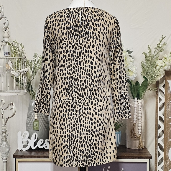 J. CREW | CHEETAH SPOTTED SHEATH DRESS - Picture 11 of 16